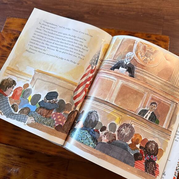 Vintage 1995 A Very Important Day Immigration Becoming A U.S. Citizen Book - Picture 7 of 9